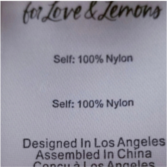 For Love and Lemons Black Fiona Crop Top NWT - Picture 5 of 13